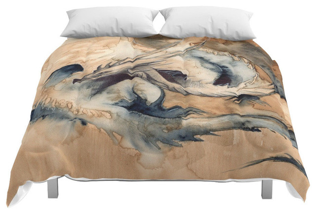 Society6 Payne S Dragon Comforter Contemporary Comforters And