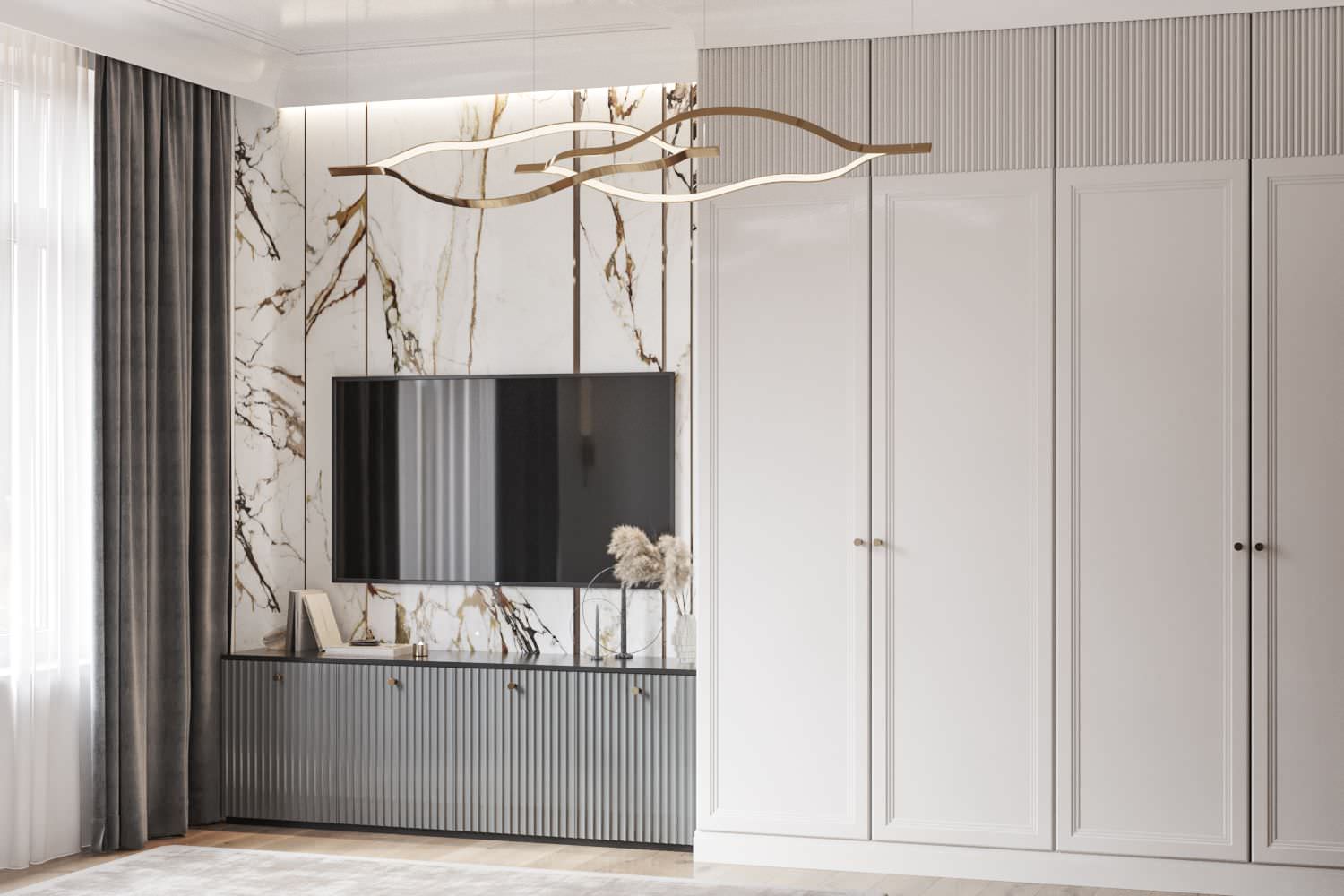 Гостевая комната в светлых тонах