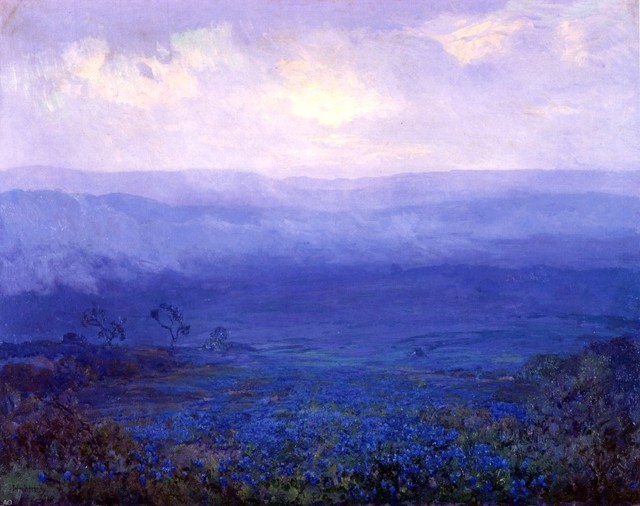 Julian Onderdonk Bluebonnets In Texas 20 X25 Wall Decal Print Contemporary Wall Decals By Art Megamart Houzz
