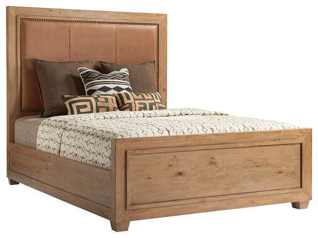 Antilles Upholstered Panel Bed 50 Queen Queen Transitional Panel Beds By Lexington Home