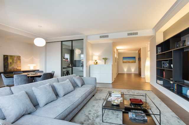 Appartamento design lovers, Milano contemporary-family-room