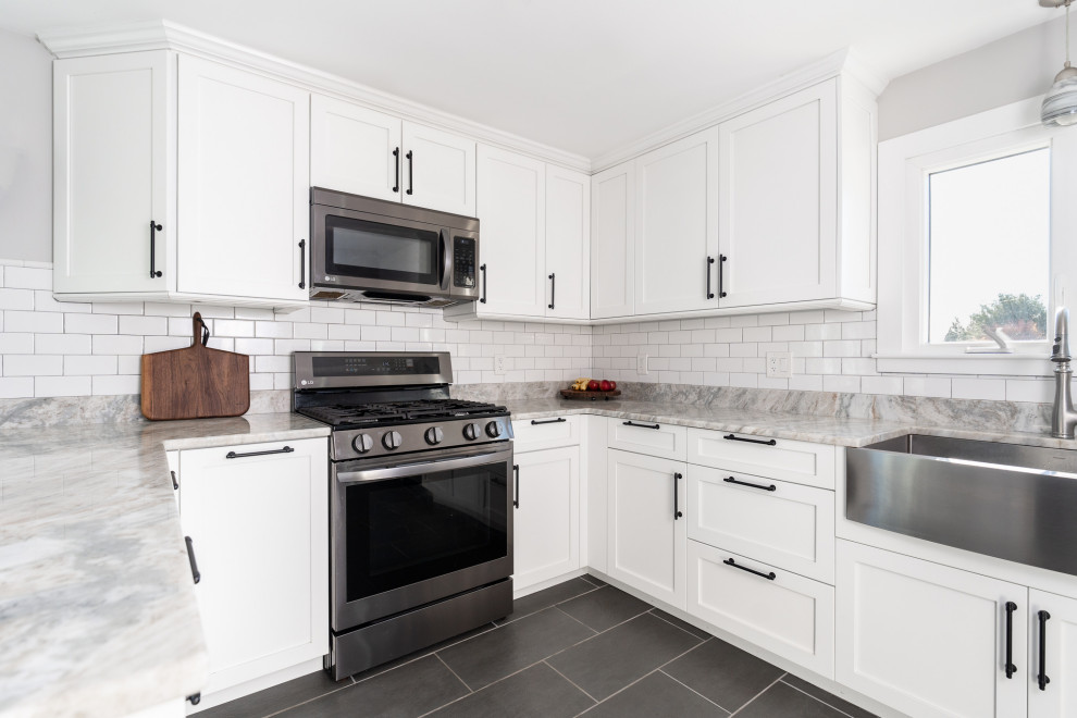 Transitional kitchen photo in Providence