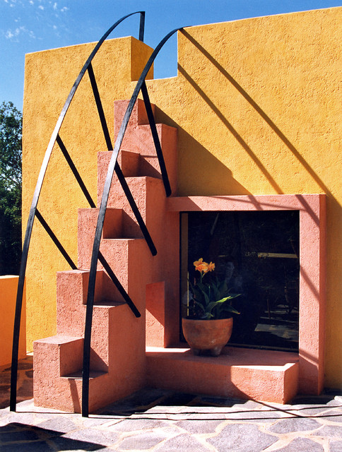 House for Two Architects eclectic-staircase