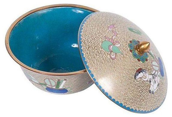 Modernist Cloisonne Bowl from China - $325 Est. Retail - $200 on Chairish.com