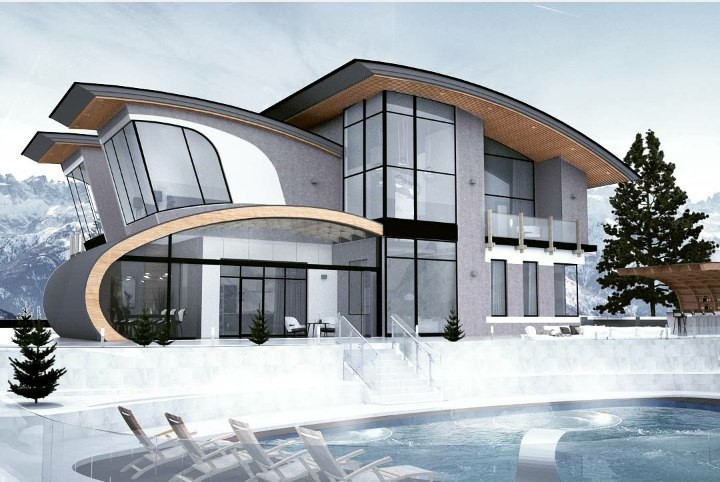 Mountain house. Chalet