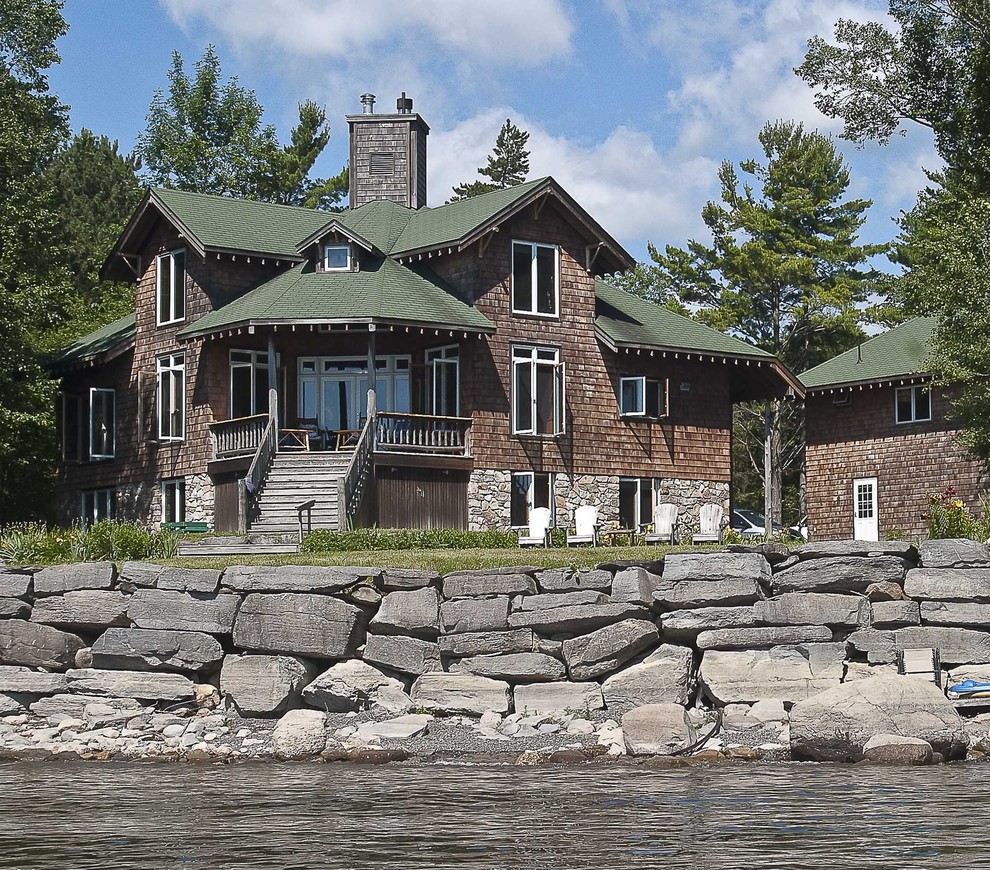 Lake Champlain House Traditional Exterior Montreal by Daniel M