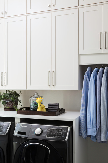 Refined Transitional transitional-utility-room