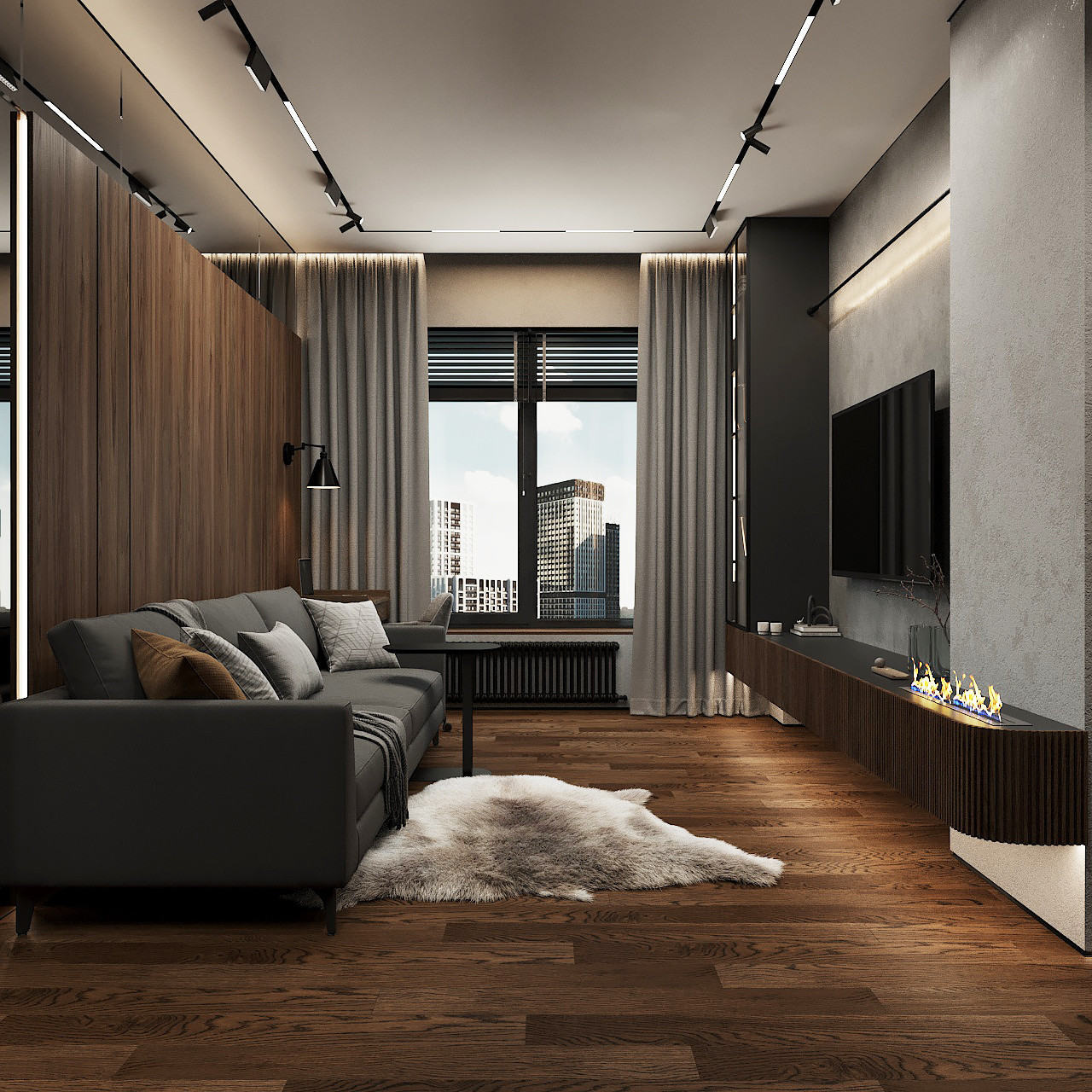 2025г. Проект квартиры 60 м2 в ЖК "Нобель"