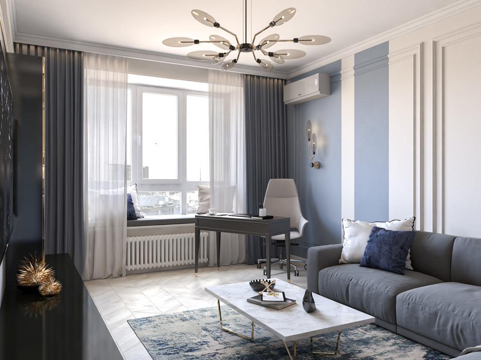 Двухкомнатная квартира в Барнауле. Современная классика