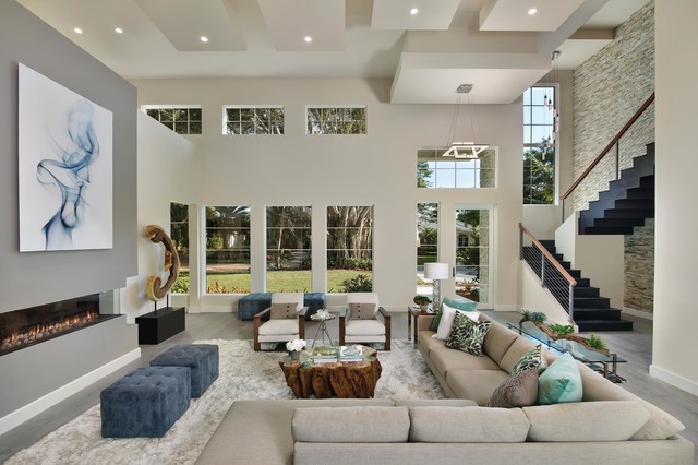 Interiors contemporain-salon