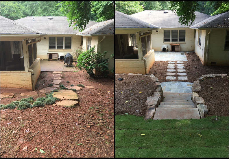 Druid Hills Back Yard Renovation