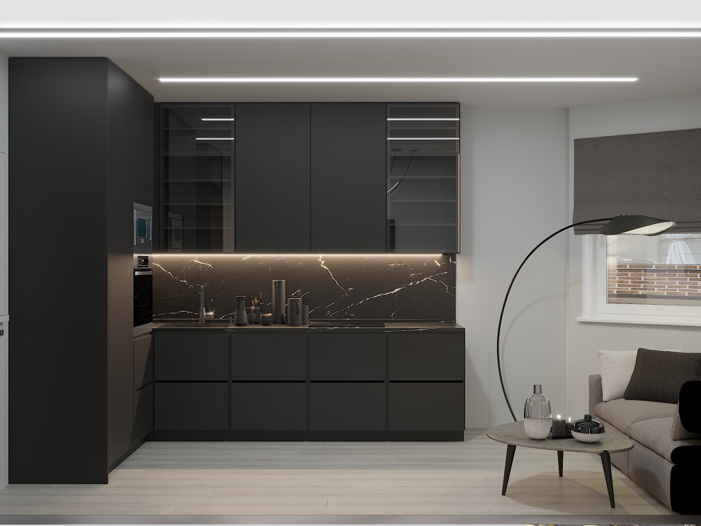 Квартира в темных тонах