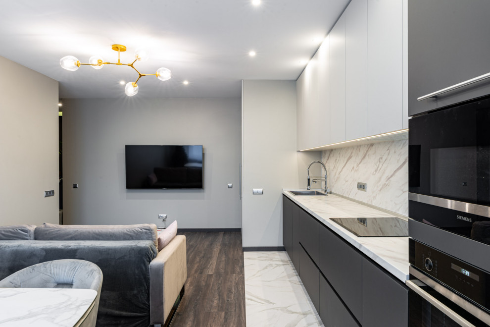 Трёхкомнатная квартир, фото выполненных работ