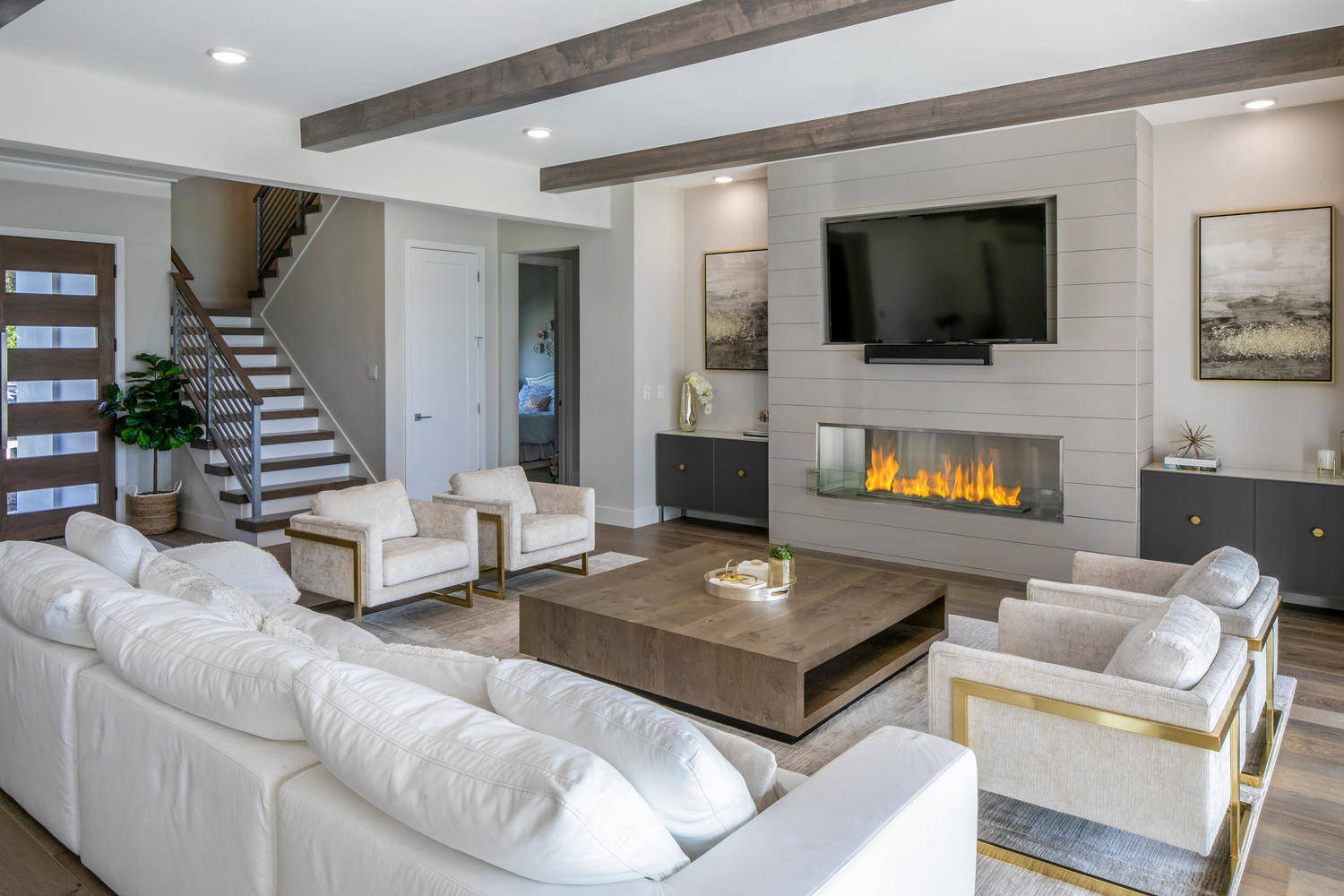 75 Beautiful Modern Living Room Pictures Ideas December 2020 Houzz