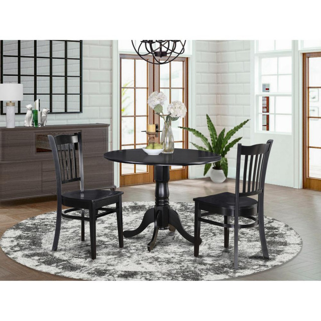 3 Piece Round Kitchen Set Contemporary Dining Sets By BisonOffice   Home Design 