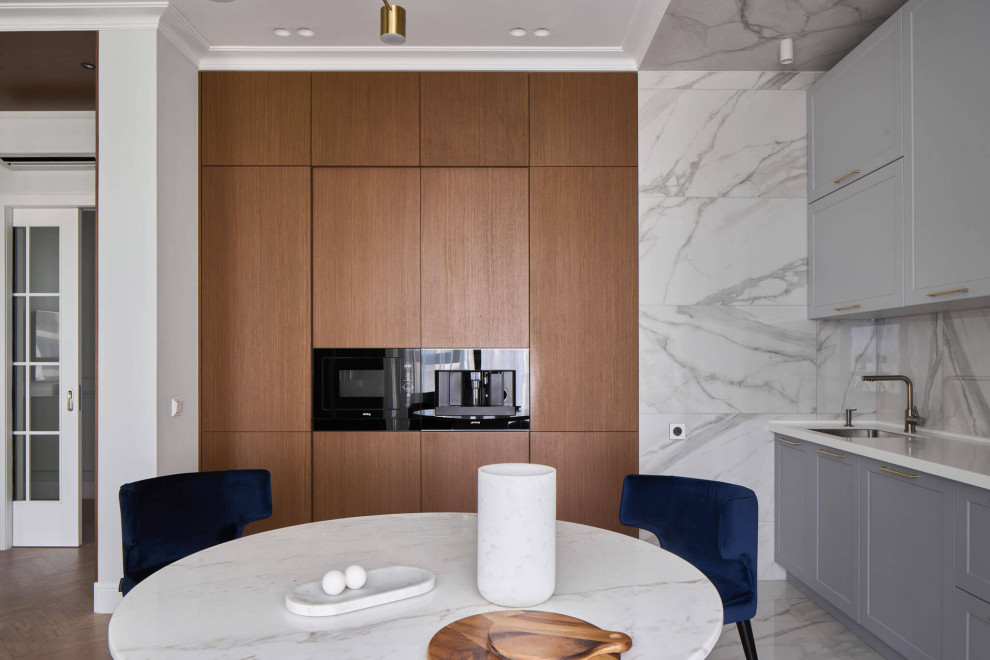 Реализованный интерьер ЖК Макаровский