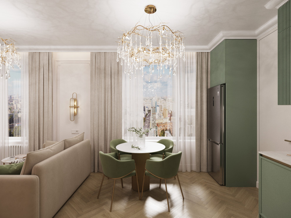 Дизайн-проект евротрехкомнатной квартиры 57 м2