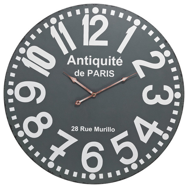 Antique Wall Clock Contemporary Wall Clocks by Houzz