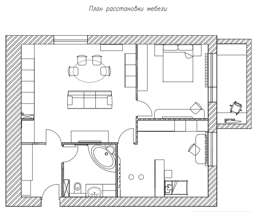Кухня-гостиная
