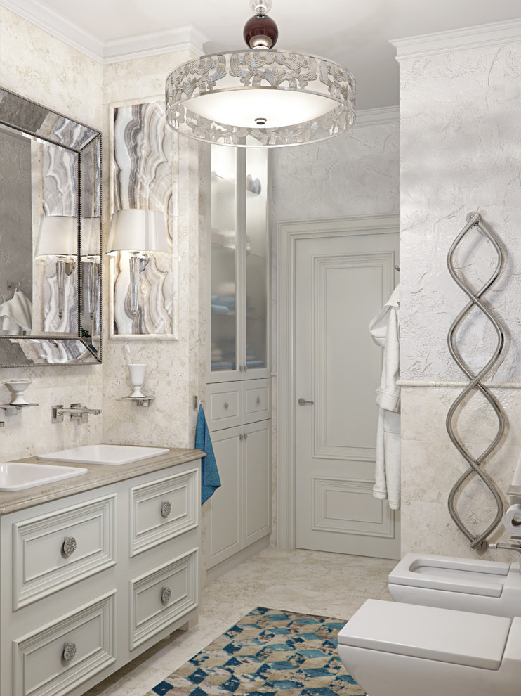 Квартира для молодой семьи с маленькими детьми, санузел большой