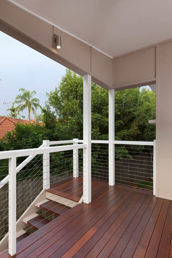 Tropical deck in Brisbane.