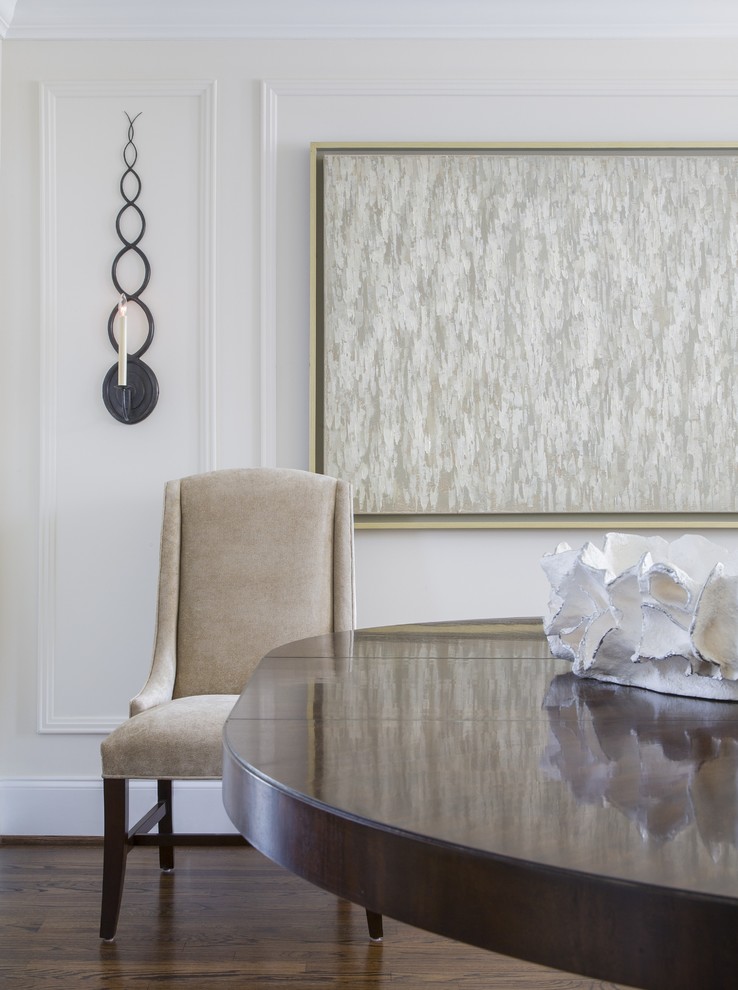 Inspiration for a transitional dining room remodel in DC Metro