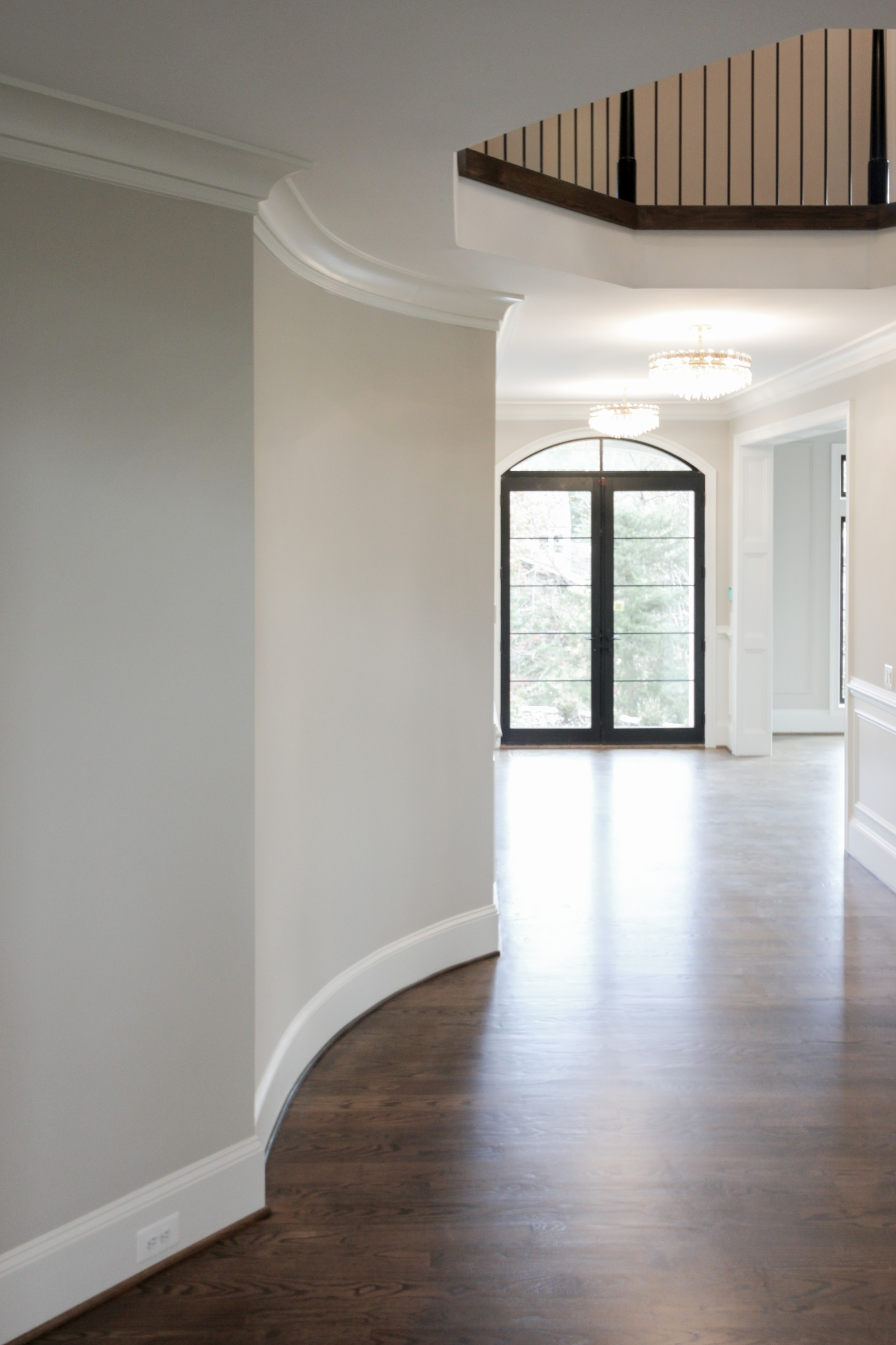 89_Eclectic and Edguy Staircase in French Contemporary Residence, McLean VA 2210