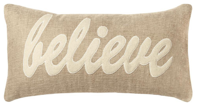 11X21 Neutral/Brown/ Rizzy Home T06154 Decorative Pillow 