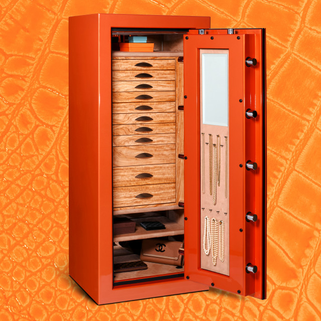 Gemstone Collection Orange County par Casoro Jewelry Safes Houzz