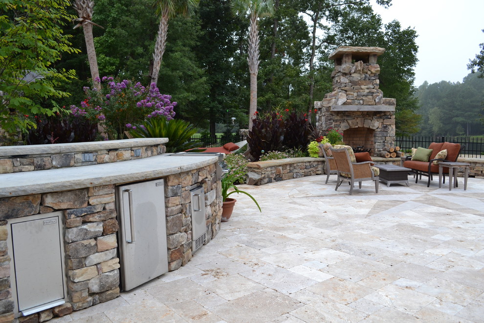 Traditional patio in Charlotte.