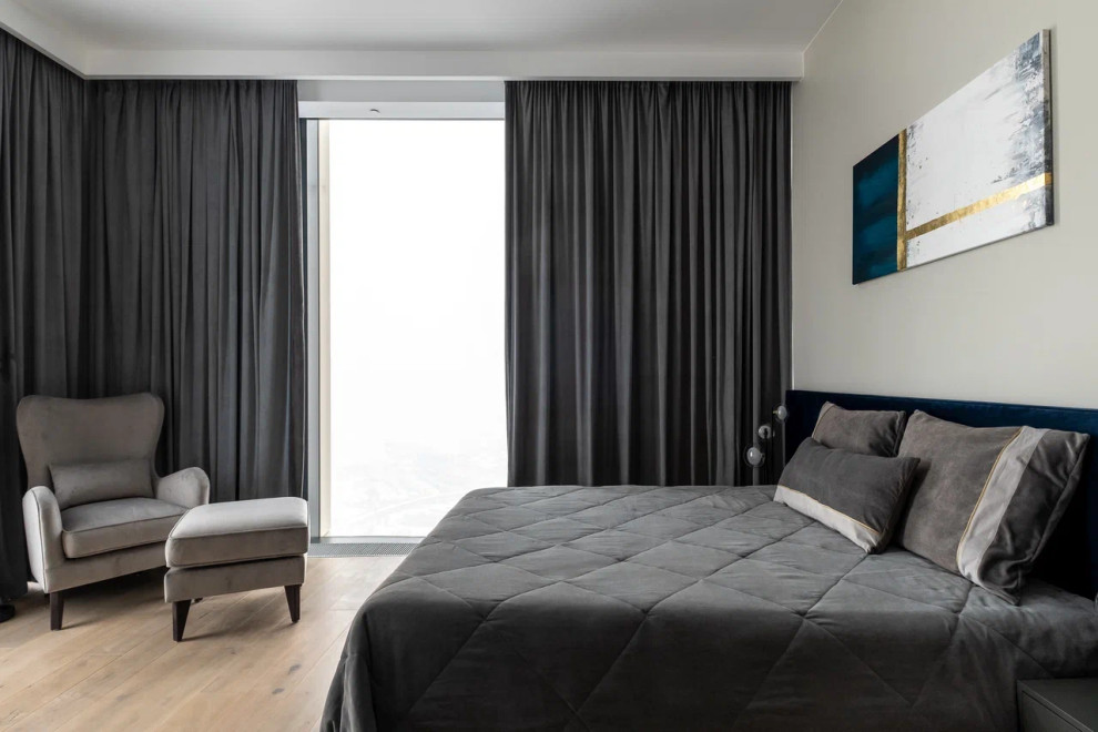 Дизайн интерьера апартаментов в Neva Towers, Москва-Сити (70 м2)