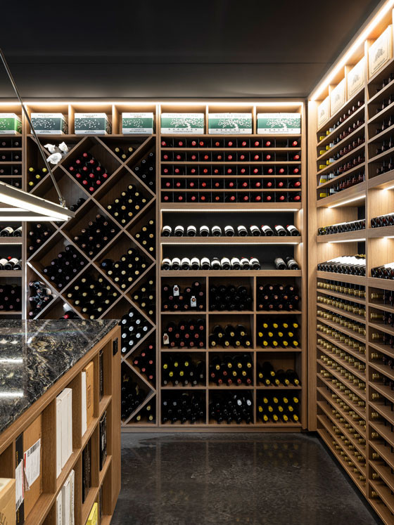 Inspiration for a contemporary wine cellar in Sydney.