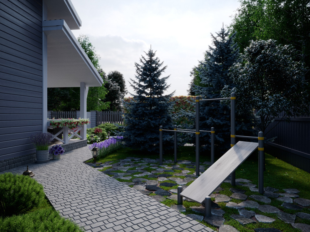 Ландшафтный дизайн в миксе стилей Прованс и Французской классики