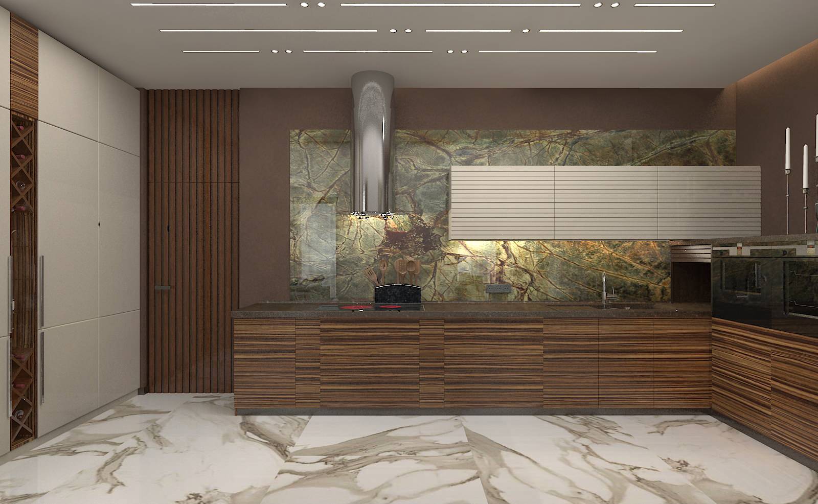 визуализация "Гостиная - студия"