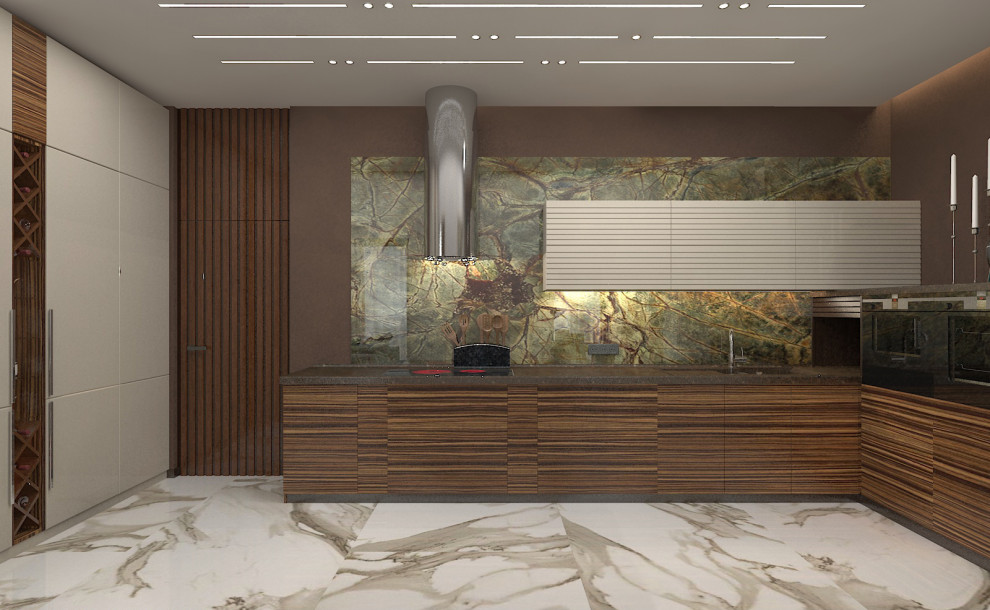 визуализация "Гостиная - студия"