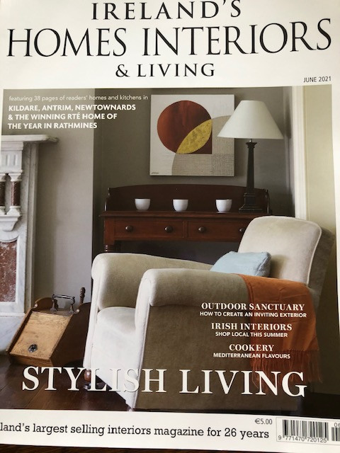 The article in Ireland’s Homes Interiors and Living magazine June 2021 issue.