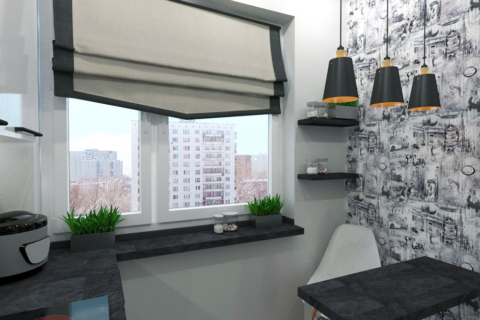 Маленькая кухня в современном стиле