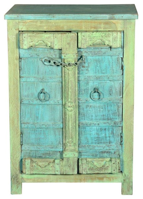 Grantsville Rustic Reclaimed Old Wood Accent Storage Cabinet Farmhouse Storage Cabinets By Sierra Living Concepts