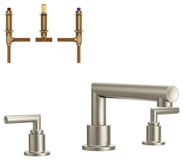 Moen Arris Roman Tub Faucet 6 X9 X15 Contemporary Bathtub