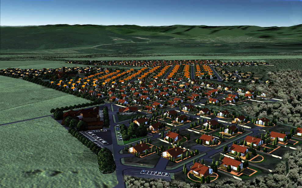 Коттеджный поселок. Краснодар.