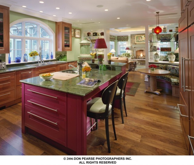 A Rare Pearwood Kitchen By Steepleview Cabinetry Boston By