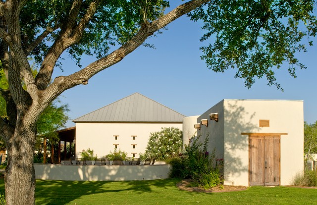 Rustic Hacienda Style Texas Ranch american-southwest-exterior