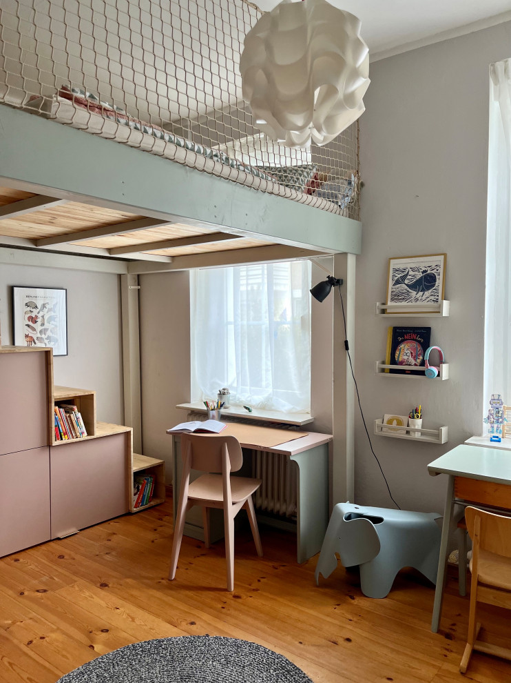 Design ideas for a scandi kids' bedroom in Berlin.