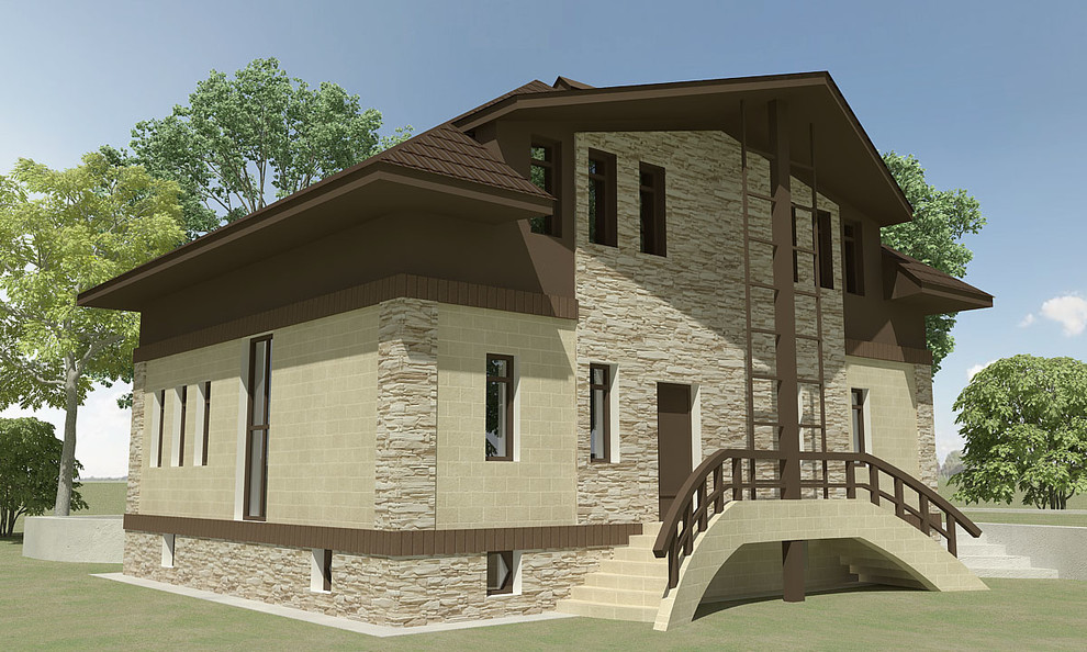 Жилой загородный дом