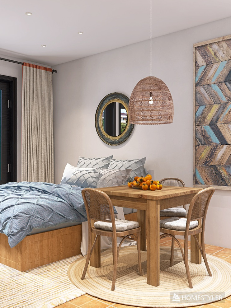 Студия в средиземноморском стиле