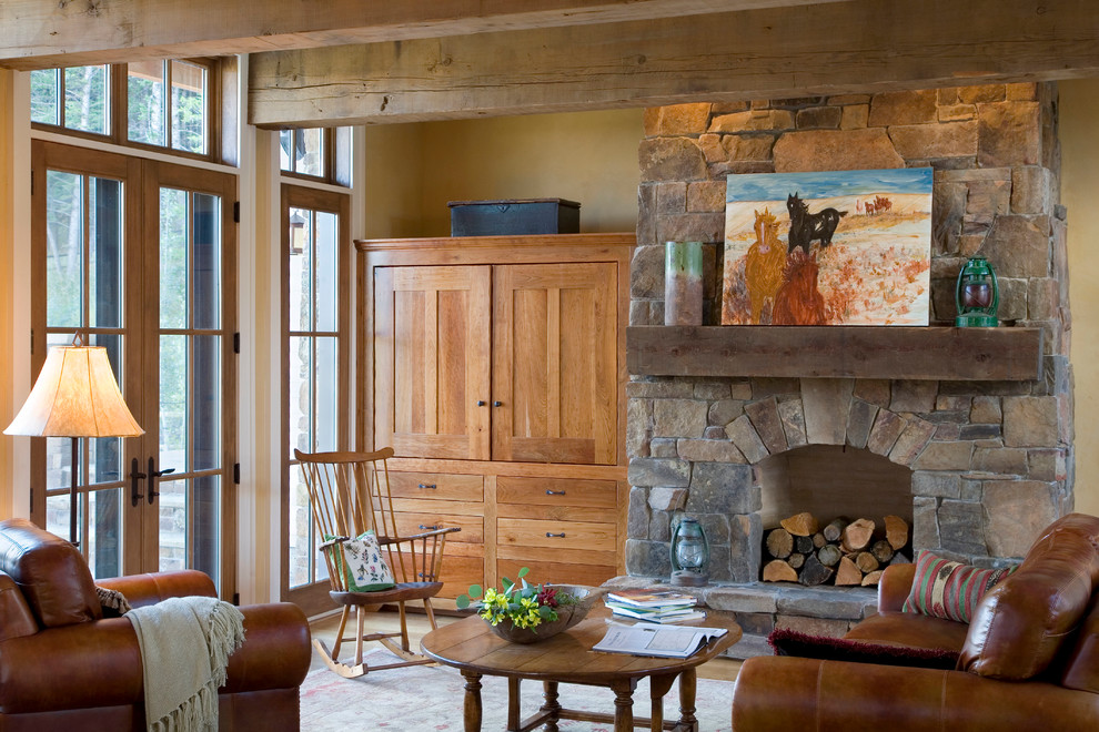 Bridger Canyon Abode - Traditional - Living Room - Other ...