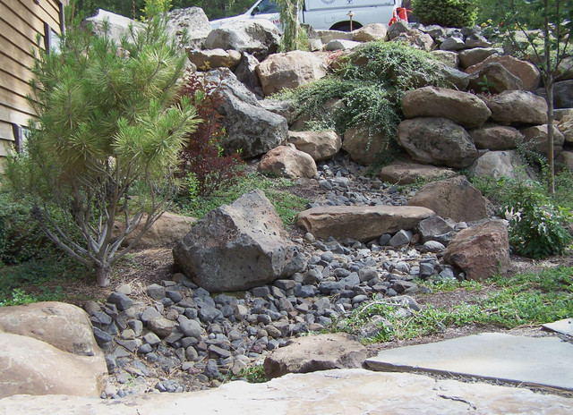 Iller Creek Residence rustic-garden