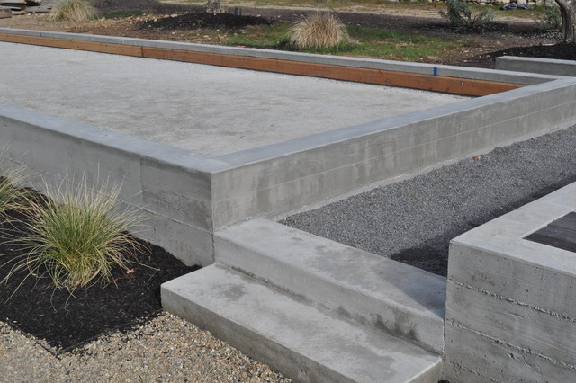 What to Know About Adding a Backyard Bocce Ball Court - Modern Landscape by Huettl Landscape Architecture