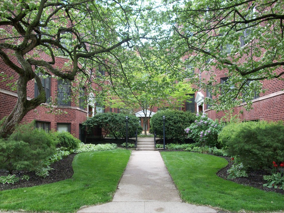 Photo of a traditional garden in Chicago.
