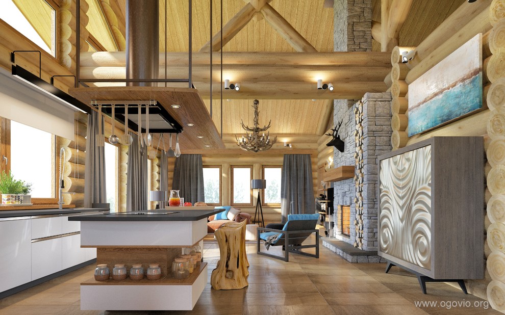 Interier house in Russia